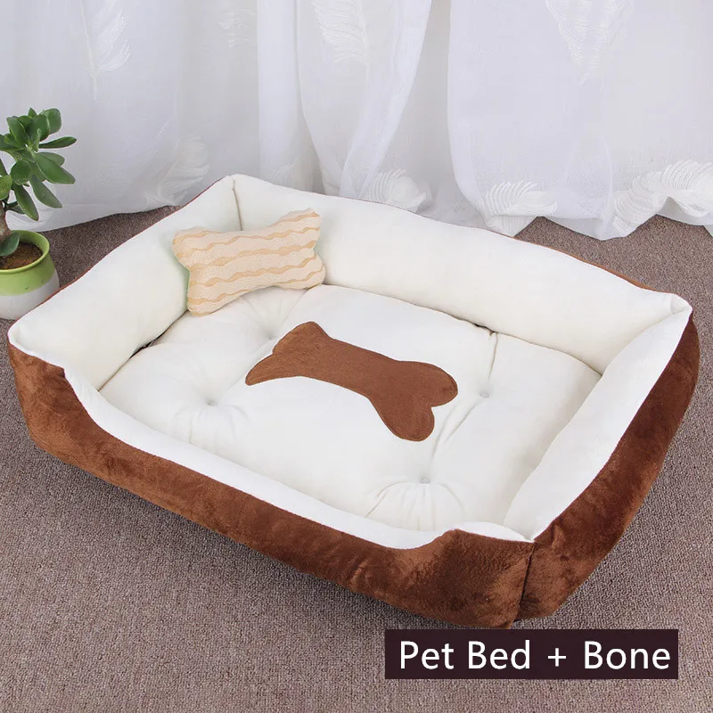 E Bed and bone Fine joy теплые домашние диваны с ковриками подушки зима осень кошка собака кровать Дом хлопок Мягкий дышащий Сплошной одеяло Конура для домашних животных - Цвет: E Bed and bone