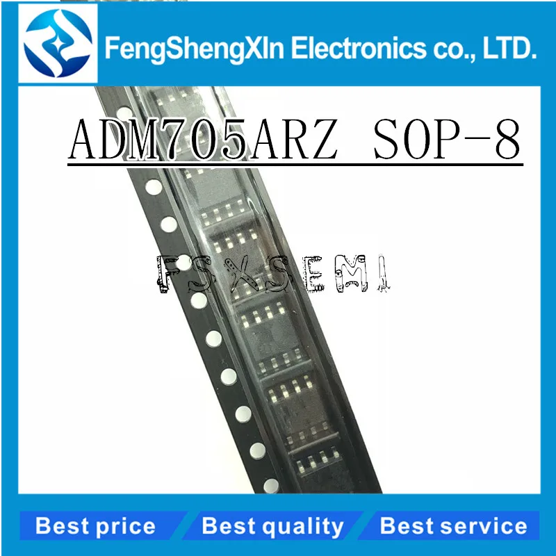 

10pcs/lot ADM705 ADM705ARZ ADM705AR SOP-8 Low Cost Microprocessor Supervisory Circuits