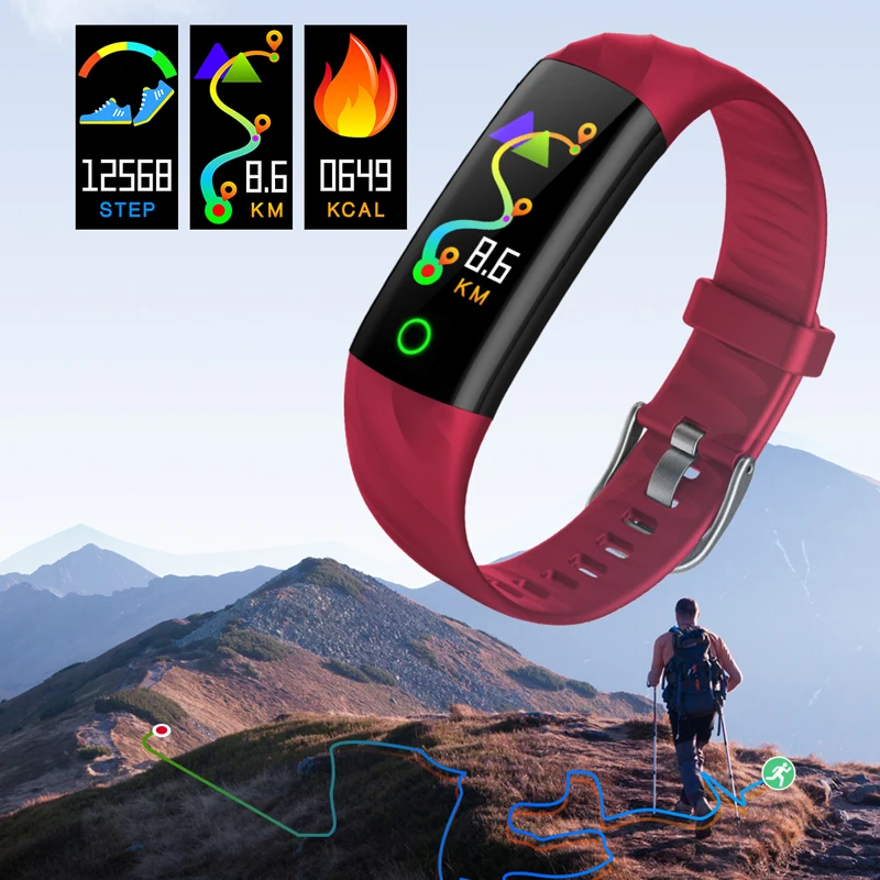 LIGE 2019 New Smart Bracelet Watches Pedometer Heart Rate Blood Pressure Monitoring Fitness Tracker Sport Watch Wristband | Электроника