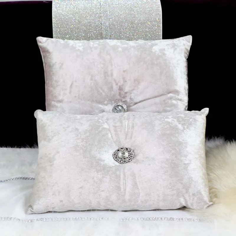 Бархатная однотонная Роскошная Высококачественная подушка для отеля чехол