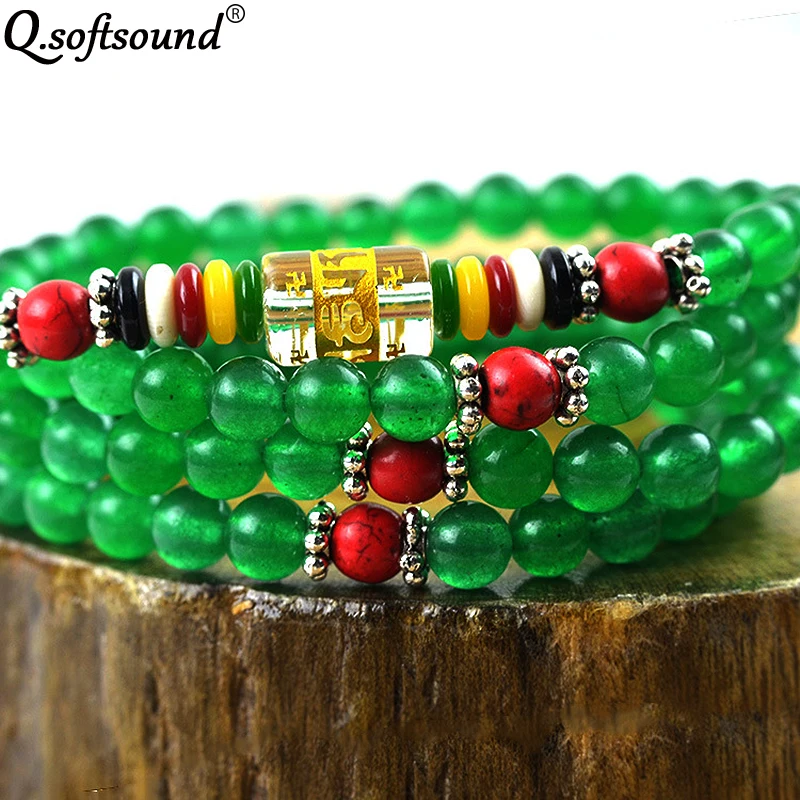 Браслеты Chrysoprase для женщин мужские античные серебряные красные калаллейтовые