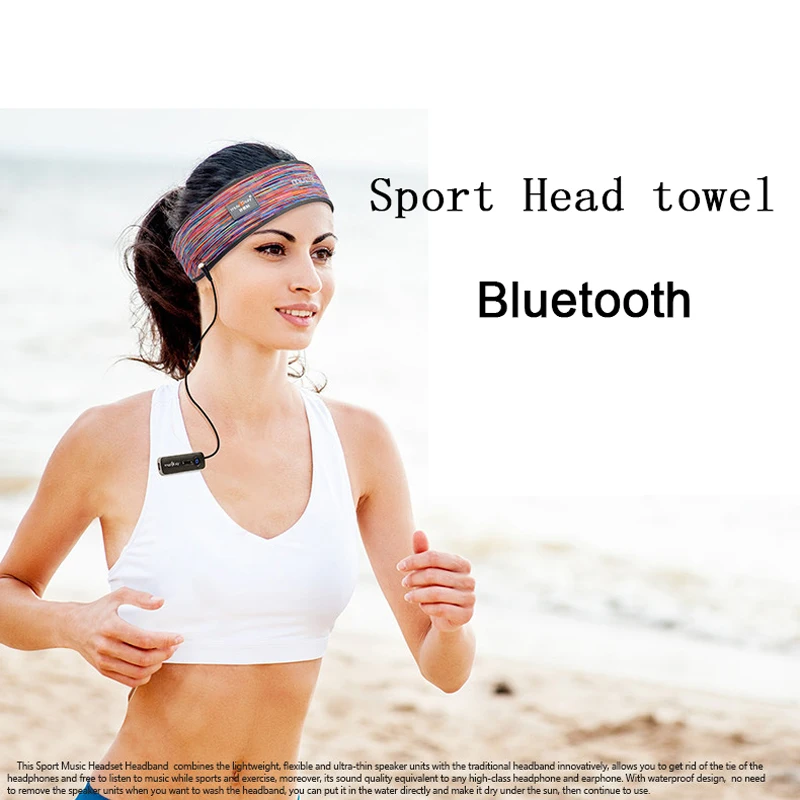 Беспроводная Bluetooth-Кепка наушники головной убор для сна мягкая Спортивная