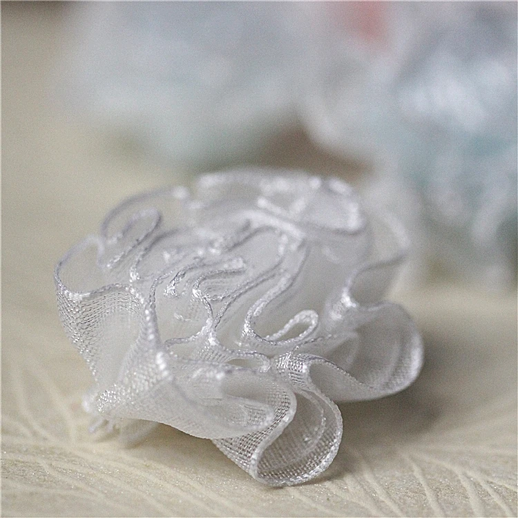 6pcs Sewing Accessories Tulle Lace Flower Patch Applique Clothes Decoration Latest Lace Material Patches Clothing Stickers RT24