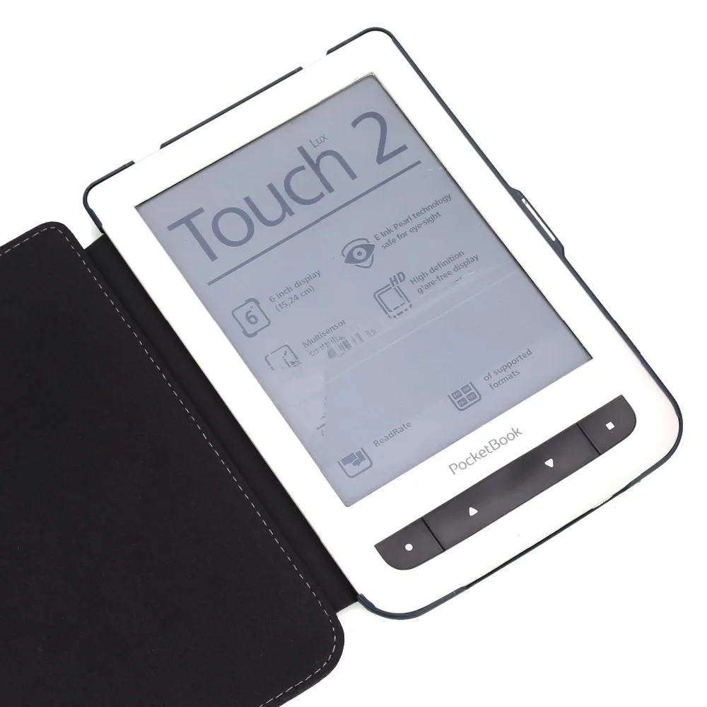Чехол футляр на магните из искусственной кожи для электронной книги PocketBook Touch Lux 3