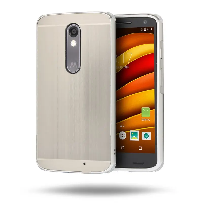 Чехол для бренда tuke для Moto X force/Droid Turbo XT1580 XT1581 XT1580 акриловая задняя крышка и металлическая рамка чехол для телефона Fundas+ TPU противоударный