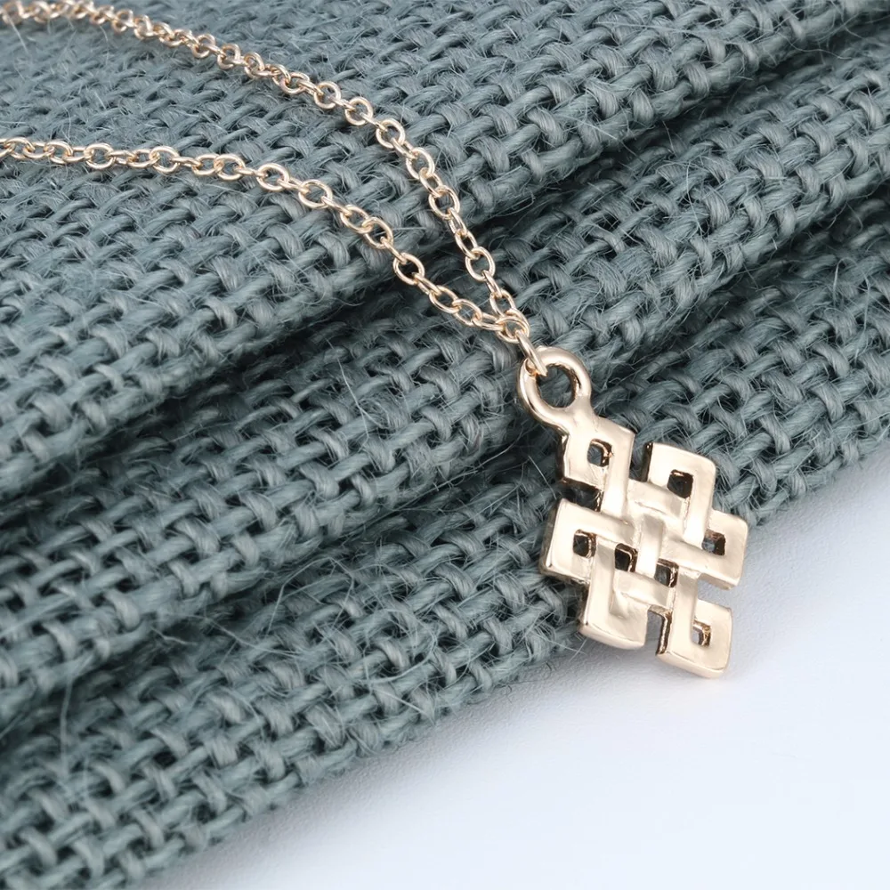 Подвеска с узлом 10 шт.|collier infinity|pendant necklacechain choker |