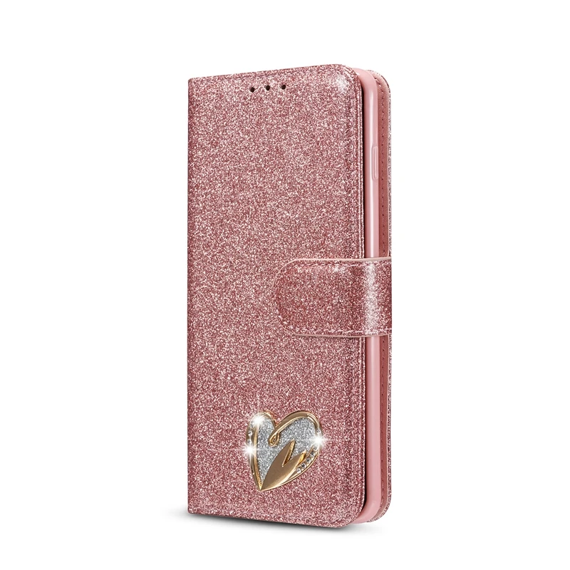 Кожаный флип-чехол для Etui samsung S10 S 10 сверкающий чехол на магните для телефона чехол для samsung Galaxy S10 Чехол-книжка