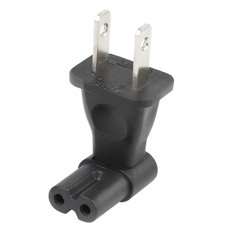 Переходник NEMA 1-15P на IEC320 C7 США адаптер преобразования питания 2-контактный штекер