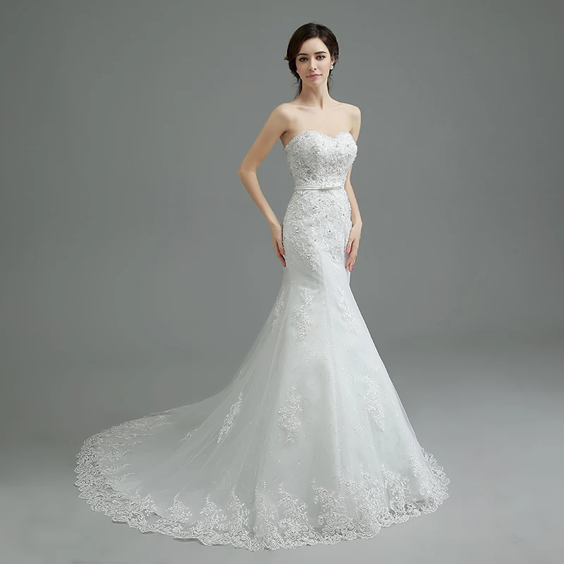 Robe De Mariage 2019 милое платье без рукавов с бусинами праздничное поясом Vestido Noiva