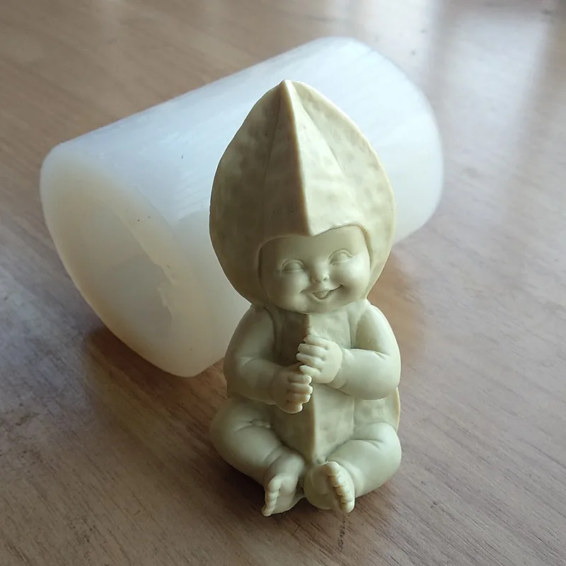 Новое поступление дизайн 3D Детские Силиконовые формы Детский одет шоколадная