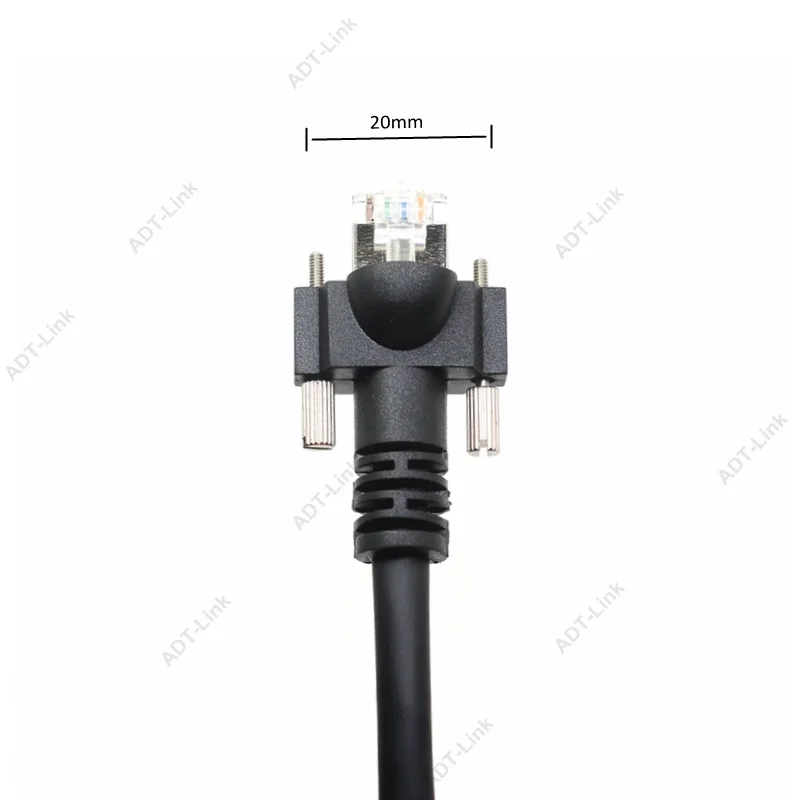 GIGE гигабитный Ethernet кабель с винтами монтажный замок промышленный цифровой