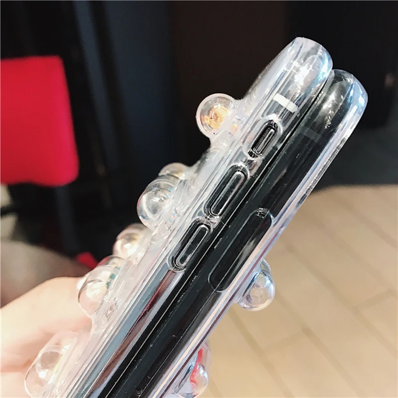 3D Cute Capsule Pills Person Phone Case For iPhone XS XR Max X 8 7 6 6S Plus Transparent Soft TPU Back Cover Cases |