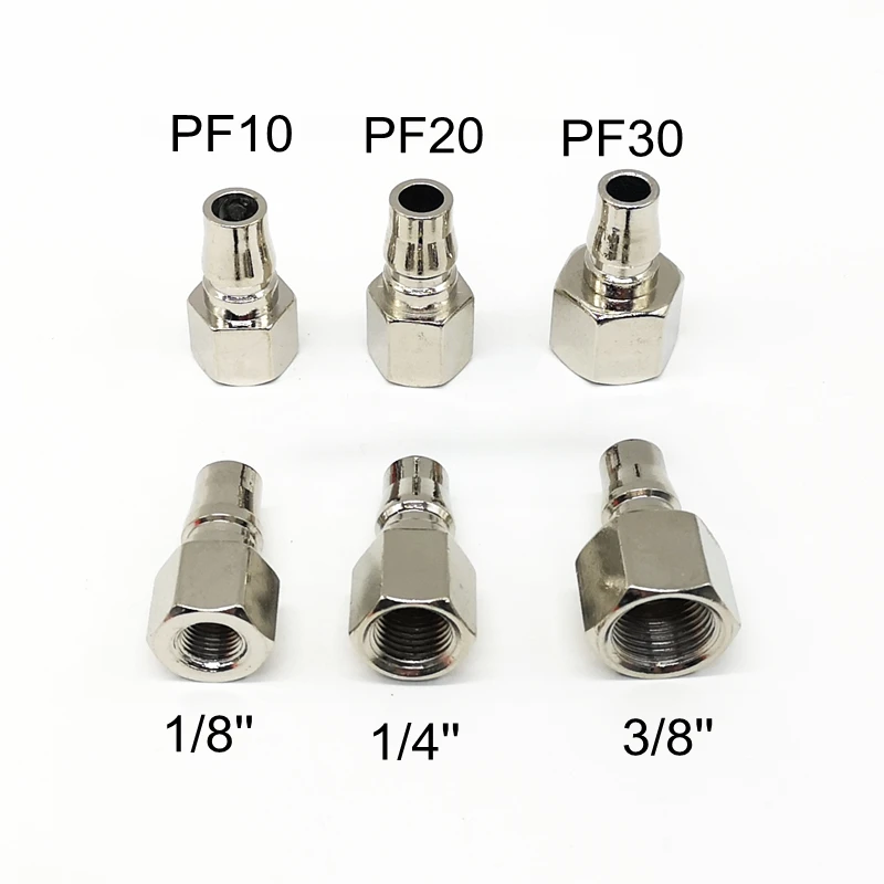 

1PCS High Quality PF10 PF20 PF30 C type Female Thread Quick Coupler Plug Socket Connector Pneumatic Fittings