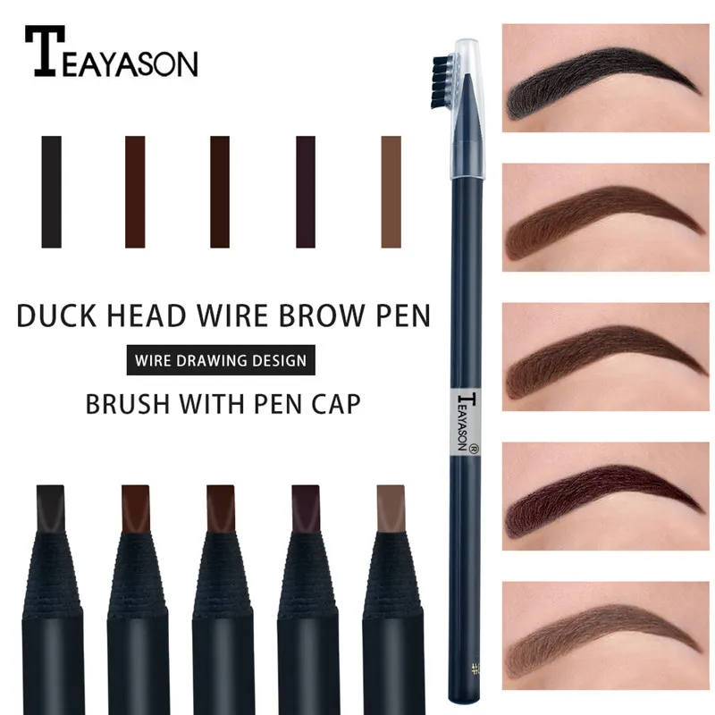 Профессиональный макияж художника Pull Line карандаш для бровей водонепроницаемый
