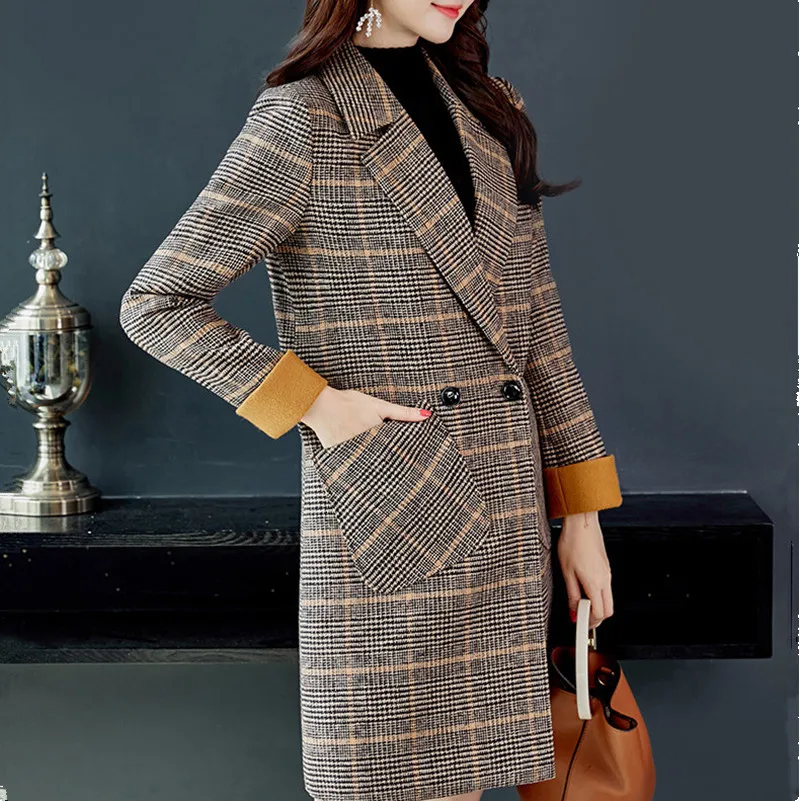 Весенний костюм 2019 новая женская одежда пальто с сотнями волос длинное