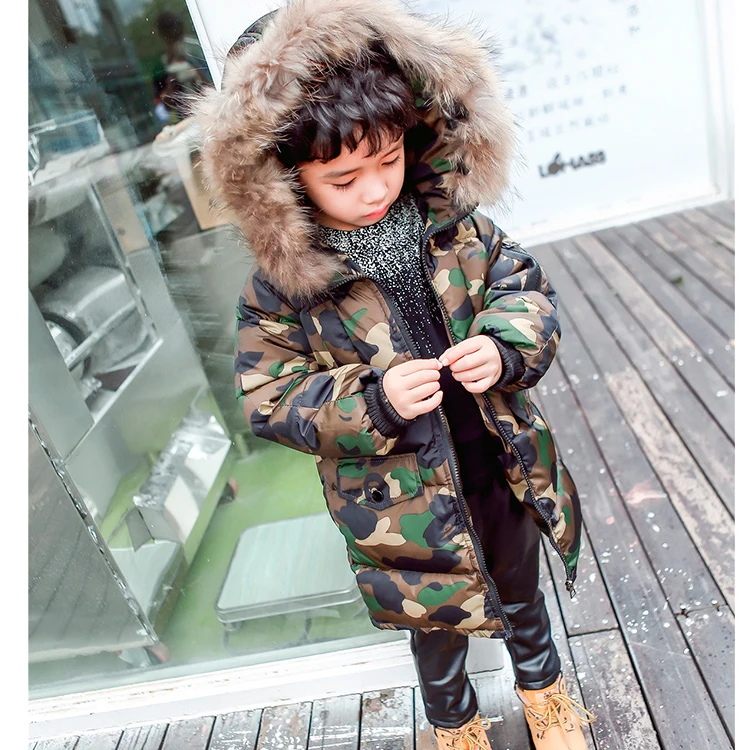Зимняя Детская куртка с капюшоном и натуральным мехом 80 130 см|jacket for teenagers|winter children