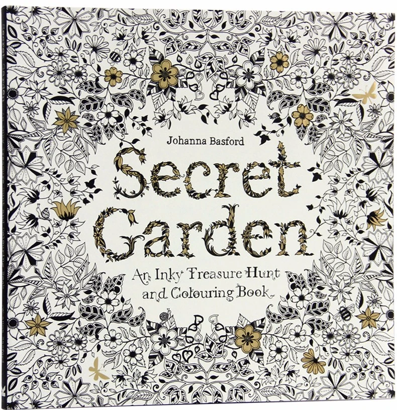 Книга раскраска секретный сад для взрослых и детей|books for adults|painting bookbook color |