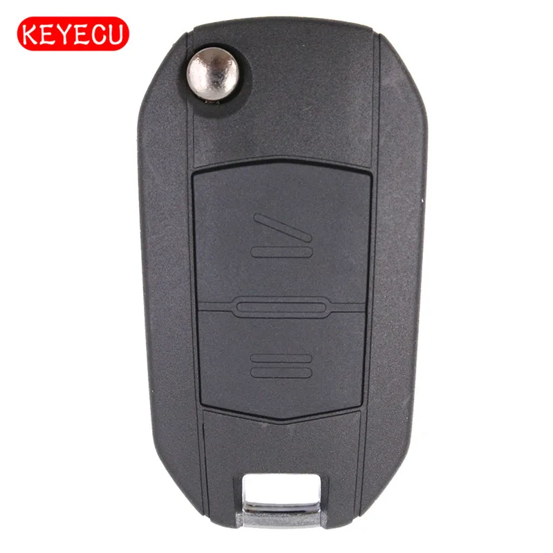Брелок Keyecu 10 шт./лот Складной Корпус для ключей 2 кнопки Opel Corsa Agila Meriva Combo |