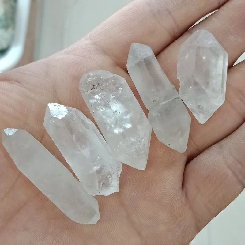 DHXYZB 5 шт. натуральный прозрачный кварцевый кристалл палочки камни точки башня рок