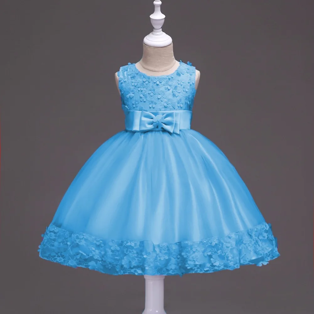 Flower Girl Dresses Children Clothes Shining Floral Party Dress for Girls Kids Wedding Tutu Princess carnival costume BABY | Детская