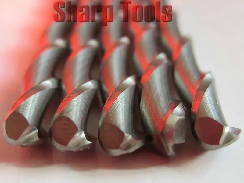 Фрезы с 2 канавками твердосплавные рельефные головки для работ по дереву меди ПВХ