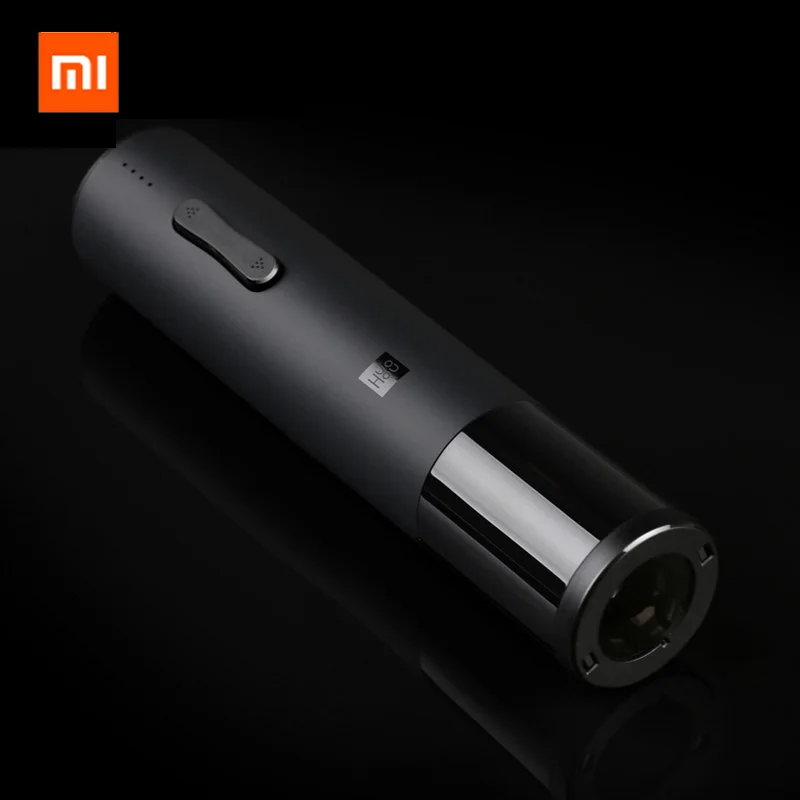 Black Xiaomi Mijia Huohou автоматическая открывалка для бутылок вина Электрический штопор фольга резак пробковый инструмент для Xiaomi умный дом наборы - Color: Black