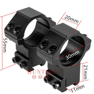 1-4x24 AR оптика капля AR 223 тактический прицел Riflescope с мишенью Turrets охотничьи прицелы для снайперской винтовки - Цвет: 11mm Mount Sys