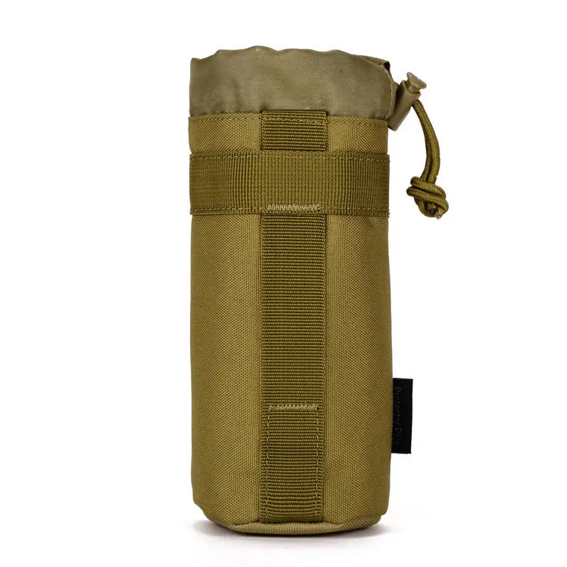 SINAIRSOFT MOLLE система армейская прочная бутылка для воды d-кольцо держатель шнурок мешок Открытый тактический военный бутылка для воды сумка - Цвет: CB