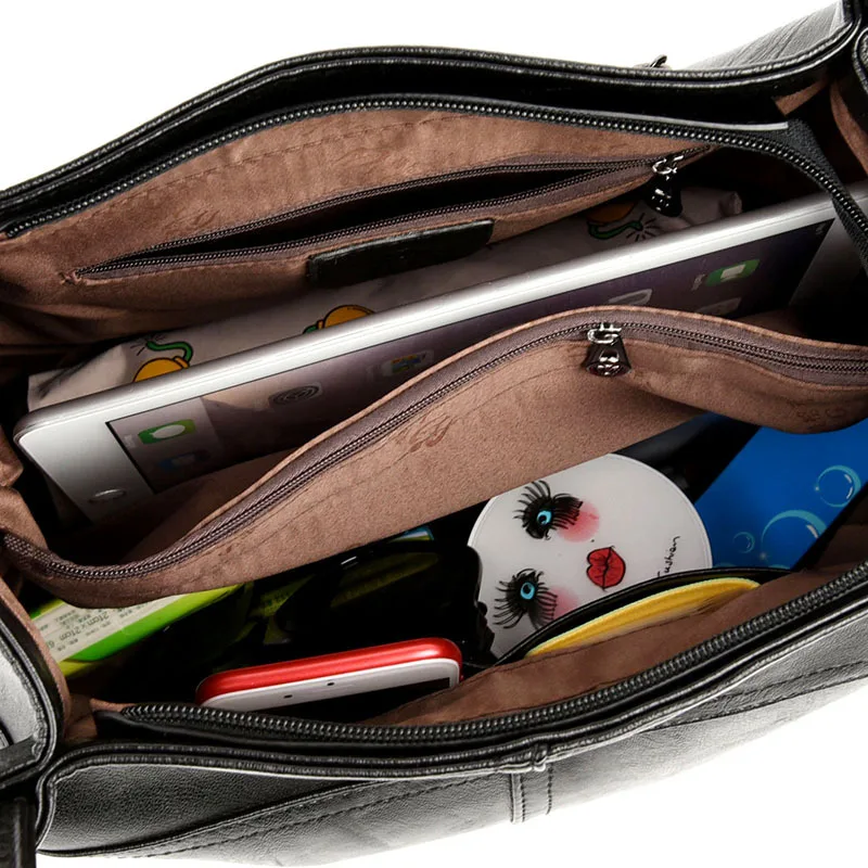 Youda/новые винтажные сумочки Большая вместительная сумка Повседневная модная на