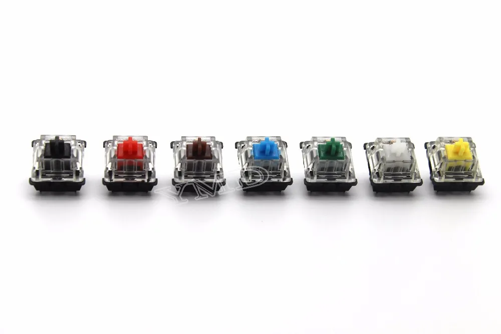 Оптовая продажа 75 шт./партия Gateron прозрачная крышка MX 3-контактный 5-контактный