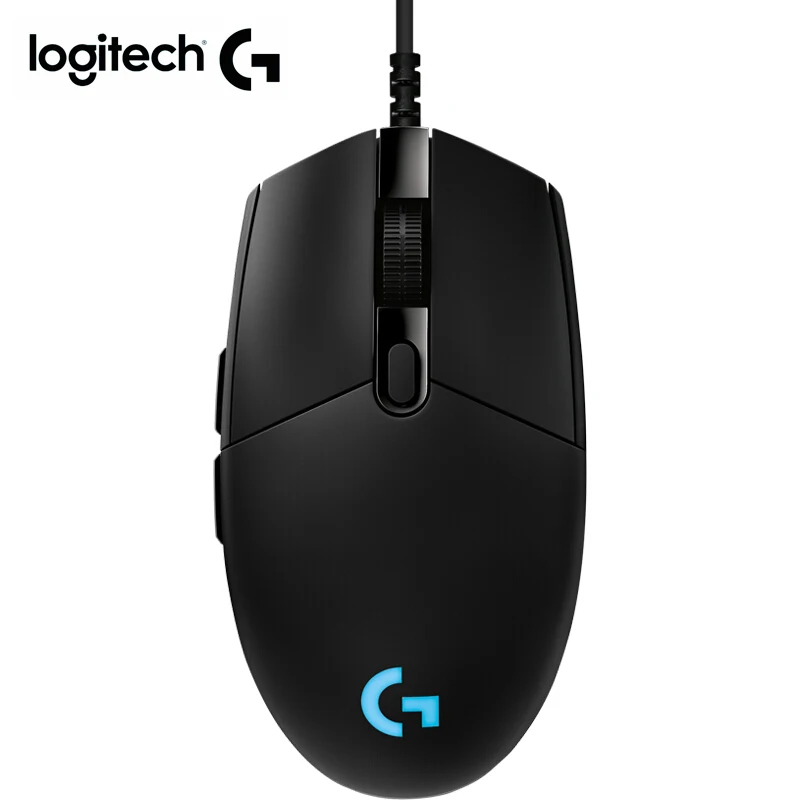 

Проводная мышь Logitech G Series Pro, игровая мышь logitech, 16K DPI, сенсор HERO, для ПК, геймерская мышь, overwatch, PUBG War3