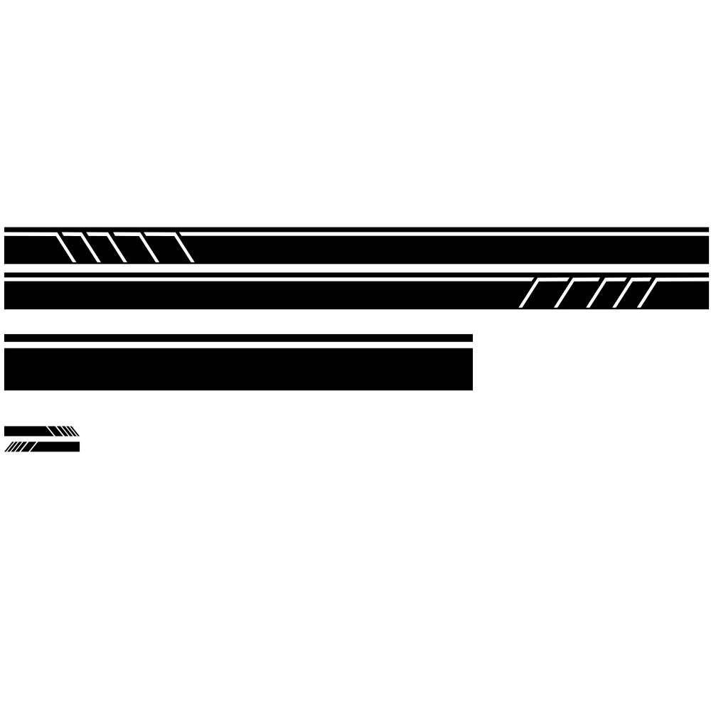 5 шт. гоночная полоса Автомобильная наклейка s и наклейки заднего зеркала авто