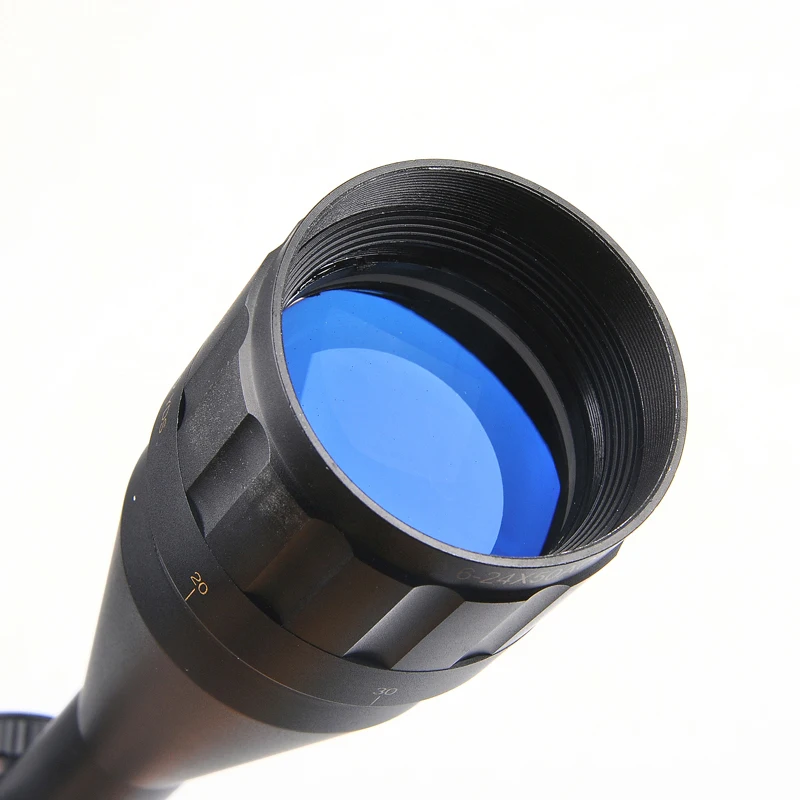 6-24X50 Золотая маркировочная оптика Riflescope красный и зеленый Retical волоконно-оптический прицел винтовка охотничьи прицелы