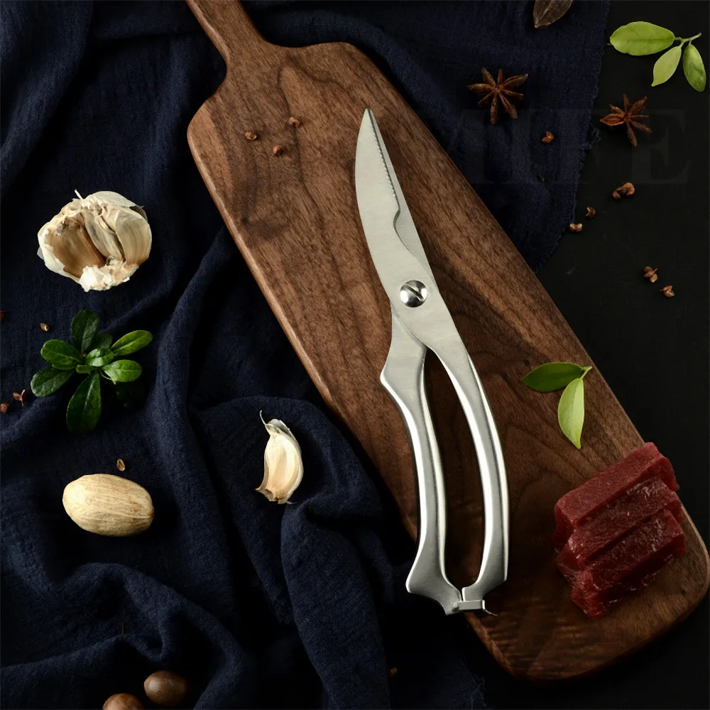 XYj ножницы из нержавеющей стали кухонные для костей курицы с безопасными замками