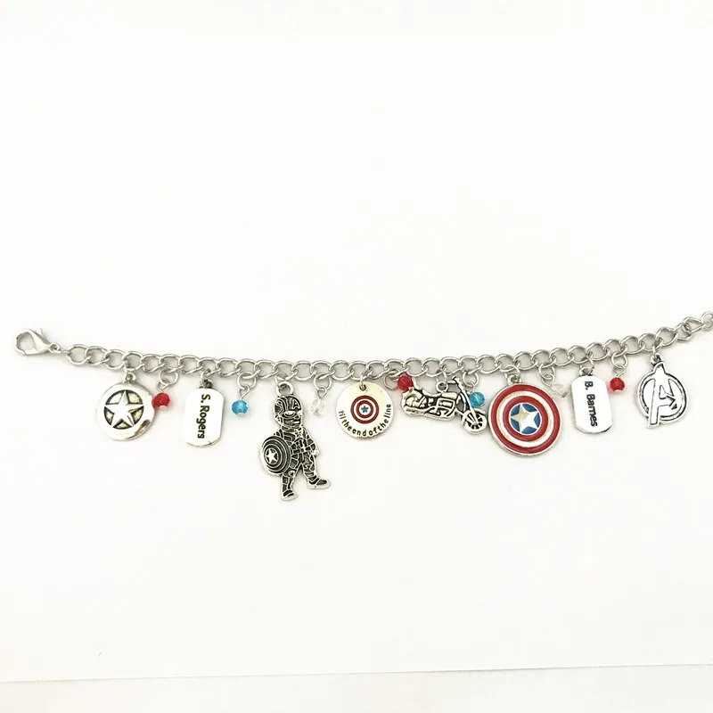 FANTASY UNIVERSE Бесплатная доставка 20 шт много супергероя браслет DKSDKEKD03|charm bracelet|a