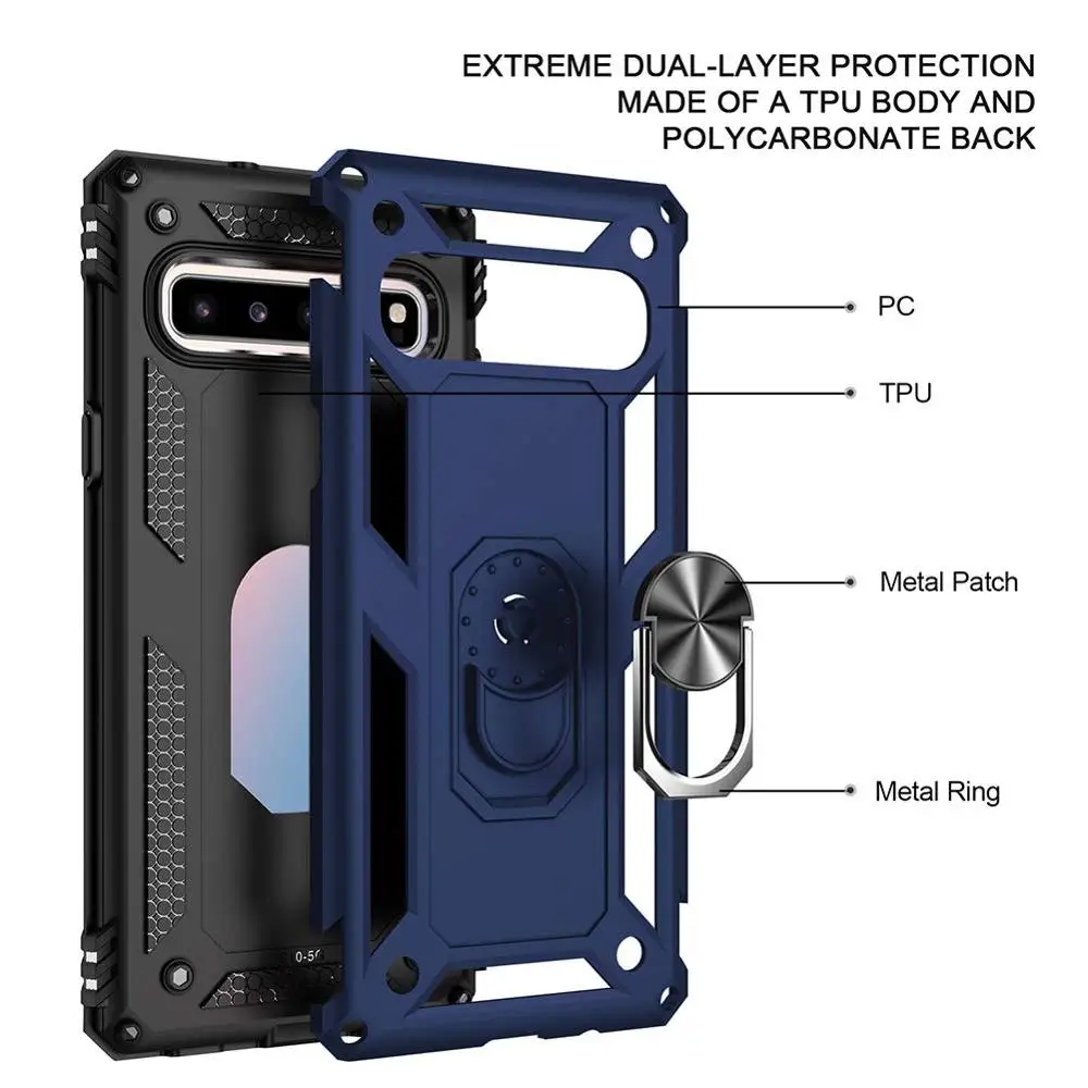 Чехол для Samsung Galaxy S10 S9 S8 Plus S10e Note 9 10 чехол с кольцом подставкой A70 A50 A40 A30 A10 A7 A91 A81