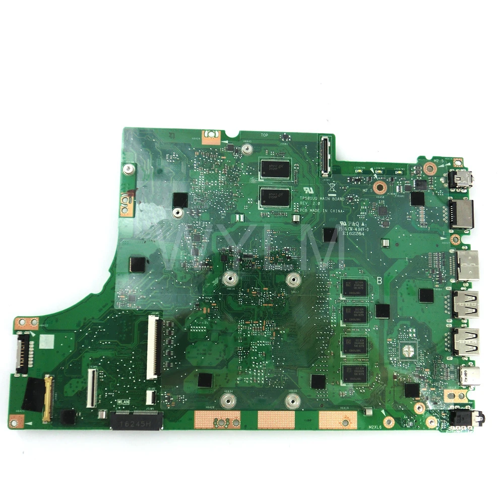 TP501UQ MAIN_BD._4G/I5 6200U GeForce 940 м х 2G 90NB0CV0 R00020 Материнская плата Asus VivoBook TP501UB материнская