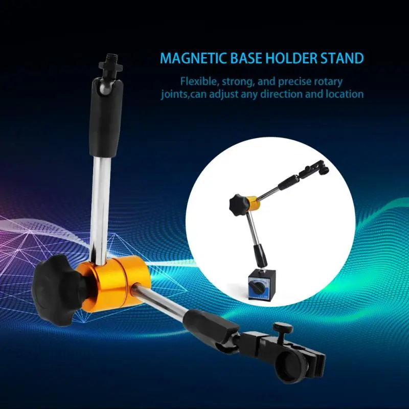 Универсальный 3 суставов циферблат Тестер индикатор магнитное Основание