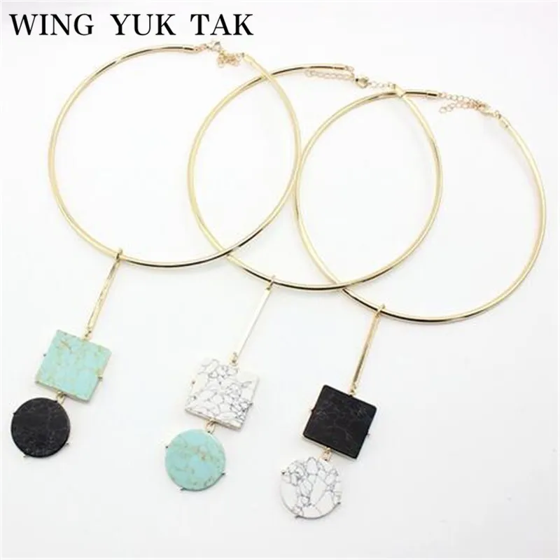 Wing Yuk Tak Collares Rushed Collier 2017 новое колье ожерелье Модные ювелирные изделия женские