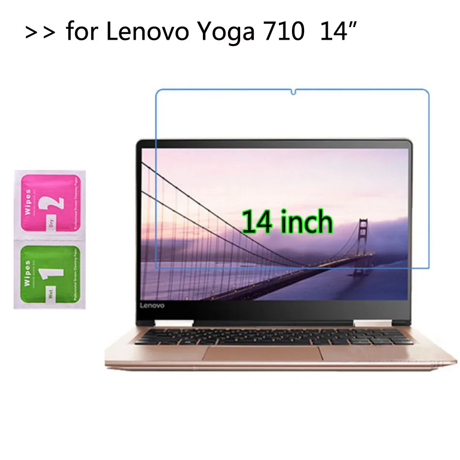 Прозрачные Мягкие Ультратонкие защитные пленки для Lenovo Yoga 710 14 0 дюйма Защитная