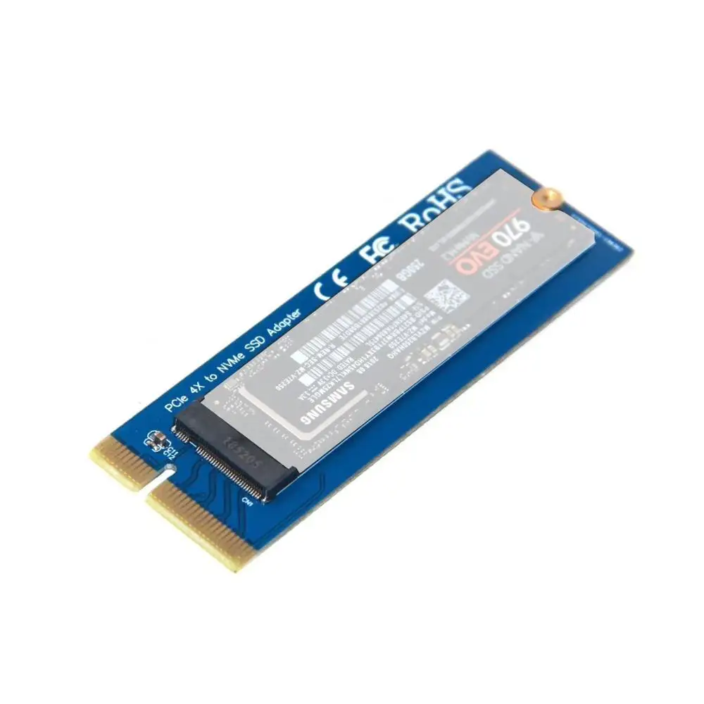 

Переходник для NGFF M.2 M Key-PCI Express PCIe 3,0 4X для NVME SSD адаптер Поддержка 2230 2242 2260 2280
