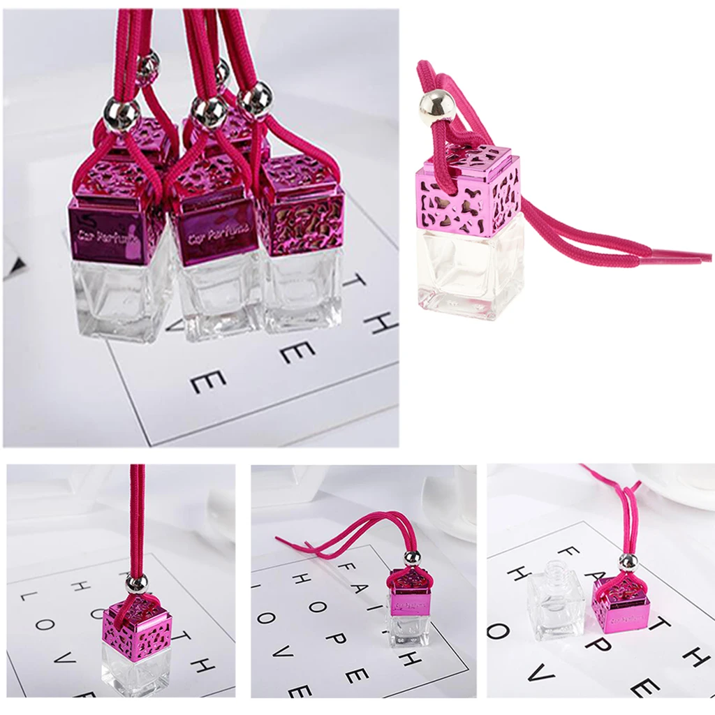 10x автомобильный подвесной освежитель воздуха диффузор прозрачное стекло пустая