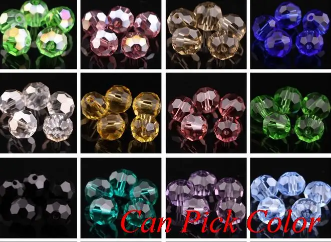 

6mm 500Pcs/lot free shipping loose strand Mixed Faceted Rondelle Glass Crystal Beads spacer Bracelet necklace Making DIY