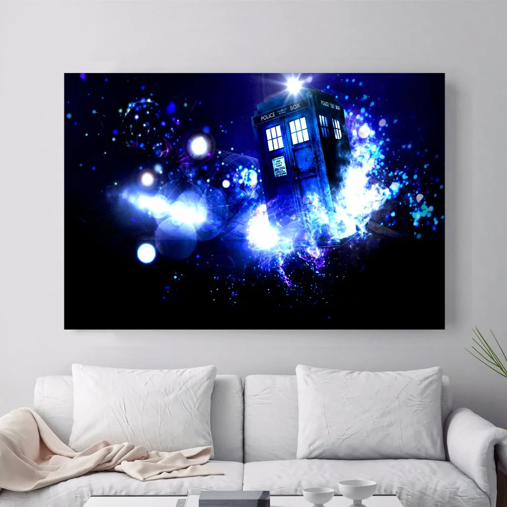 Doctor Who Police Box художественное оформление холст Художественная печать постер