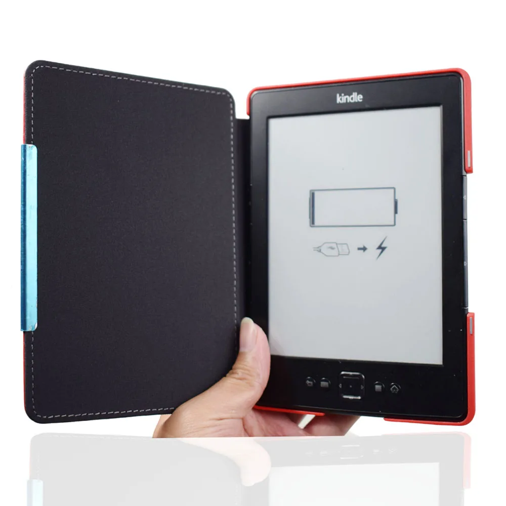 Afesar D01100 Магнитный закрытый кожаный чехол для Amazon Kinlde 4 Kindle 5 электронная книга флип-чехол K4 K5 Подарочная Защитная пленка для экрана