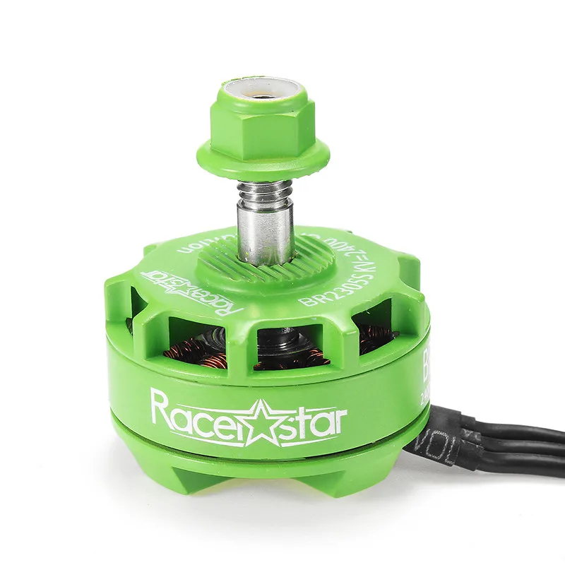Racerstar 2305 BR2305S Green Edition 2400KV 2-5S бесщеточный мотор зеленый для X210 X220 250 300 Гоночная рама