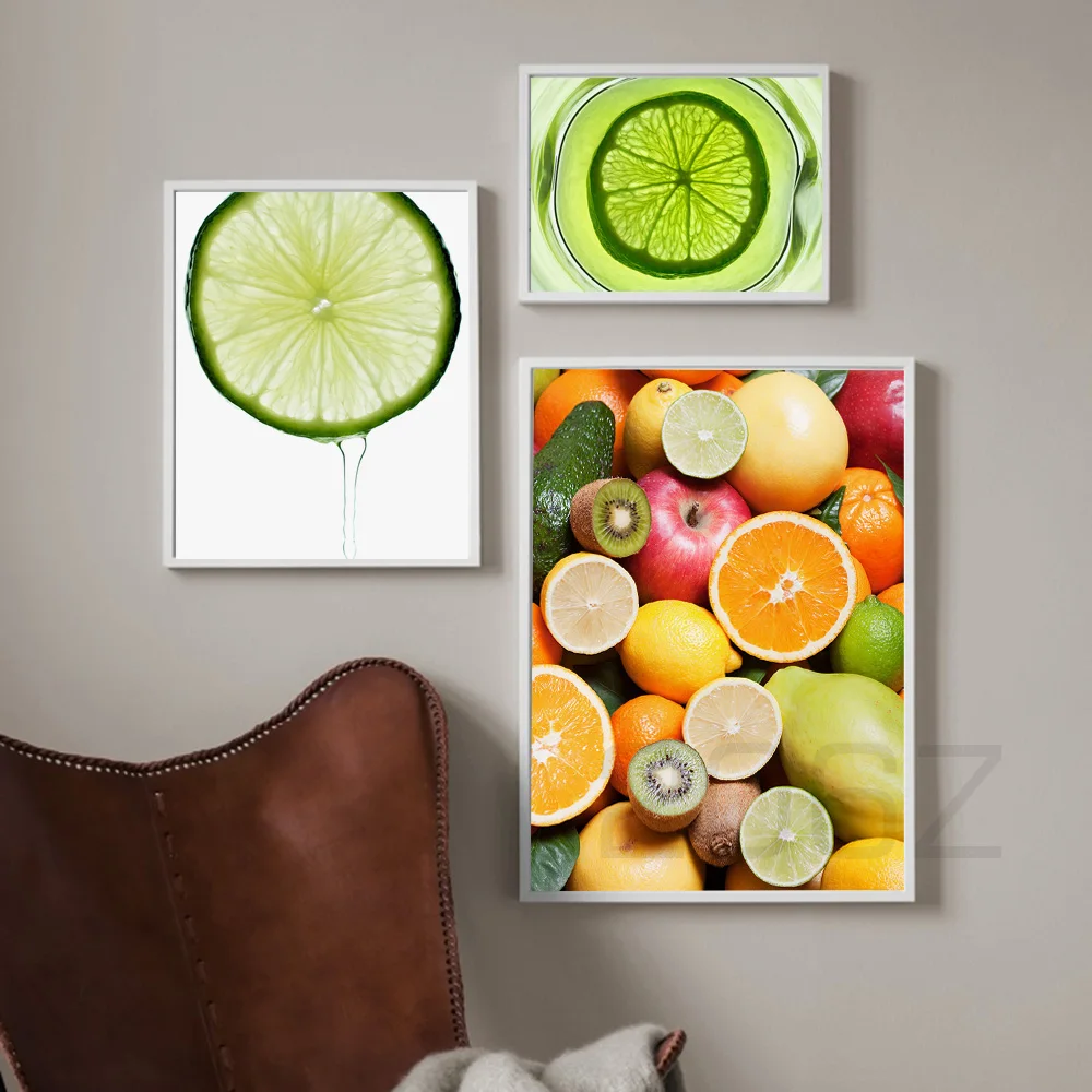 

Lemon Orange Fruit Painting Modern Nordic Posters And Prints Wall Art Canvas Painting Wall Pictures For Living Room Home Decor
