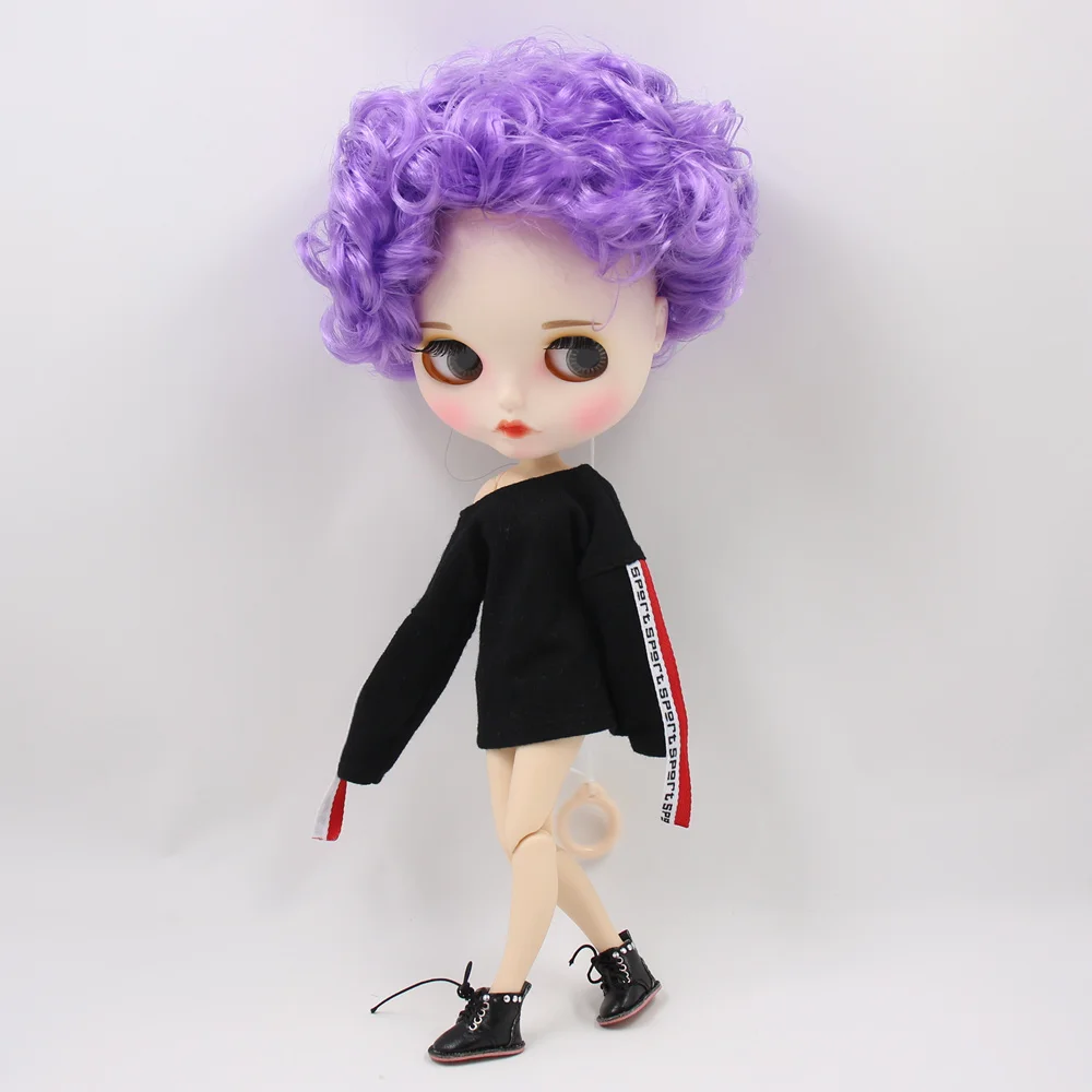 Ледяной DBS Blyth кукольные белая кожа шарнирное тело новая матовая лицевая сторона