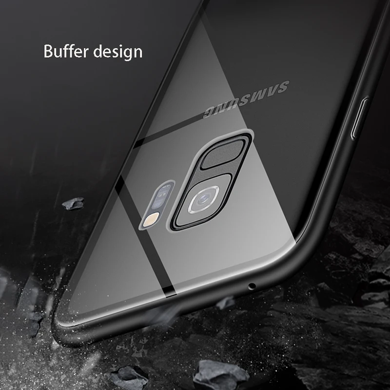 Магнитная Адсорбция металлический корпус для samsung Galaxy J4 J6 J8 плюс A7 A9 A8 2018 M10 M20 M30 A70