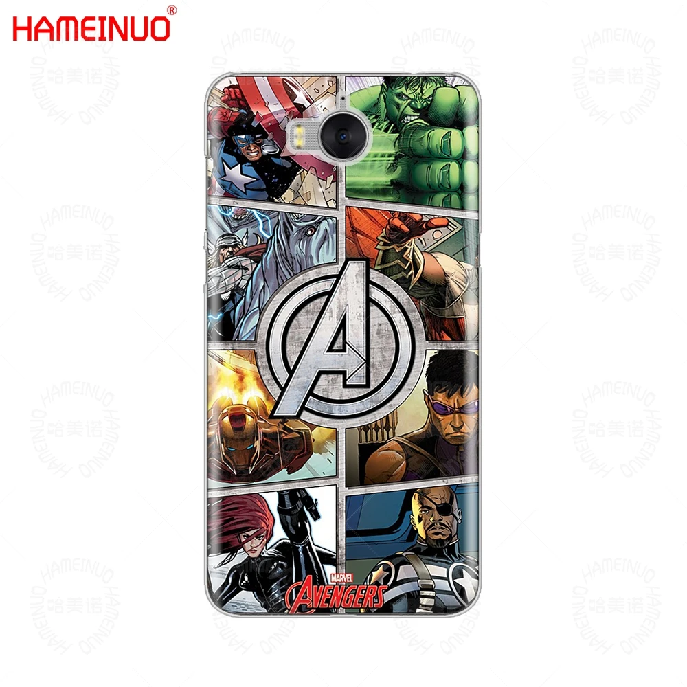 60712 HAMEINUO супергероев Marvel для мобильного телефона чехол для huawei honor 3C 4X 4C 5C 5X6 7 Y3 Y6 Y5 2 II Y560 Y7 - Цвет: 60712